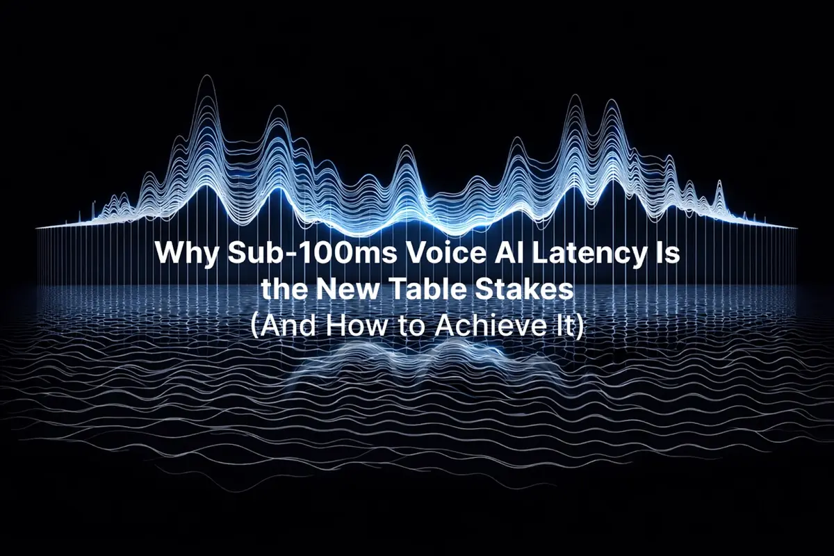 Why Sub-100ms Voice AI Latency Is the New Table Stakes (And How to Achieve It)